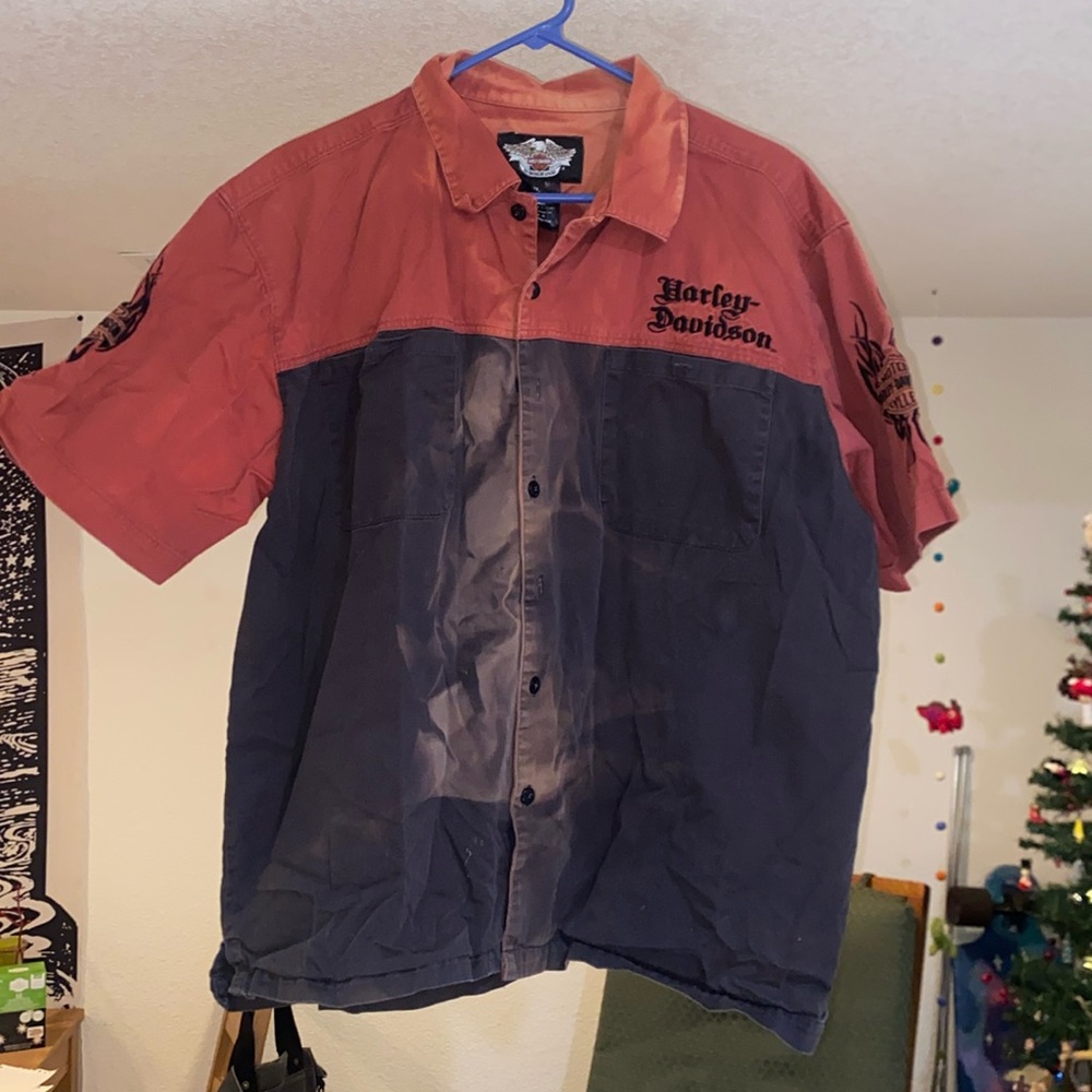 Men’s Work shirt Harley-Davidson slightly bleached